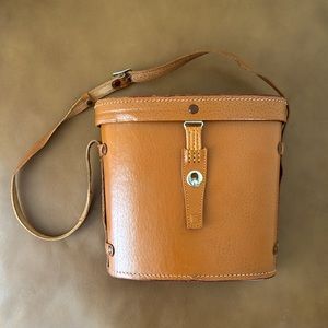 Vintage Genuine Leather Binocular Case made in Japan